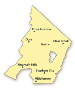 Map of Frederick County